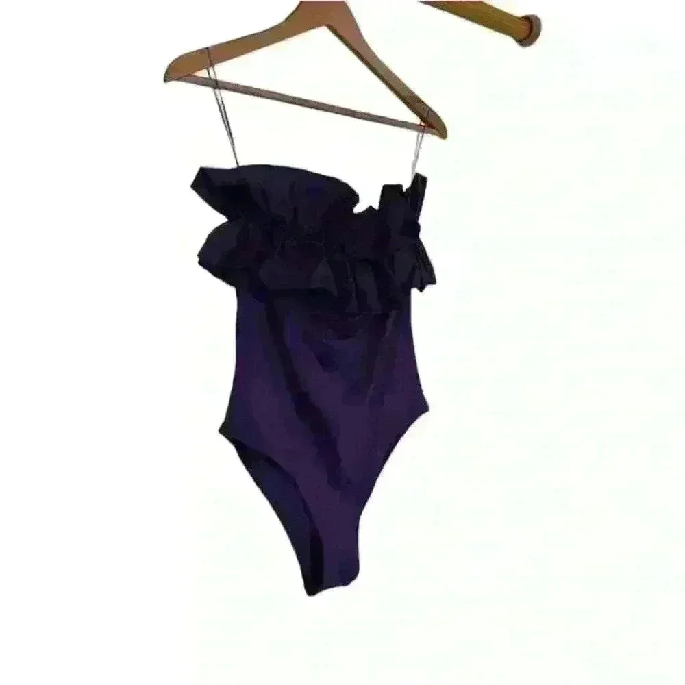 NWT Zara Ruffle Swimsuit- Sold Out Everywhere 💜 - Picture 7 of 9